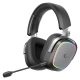 2. Słuchawki Rampage RETSU Słuchawki bezprzewodowe nauszne BT 2.4G RGB czarne