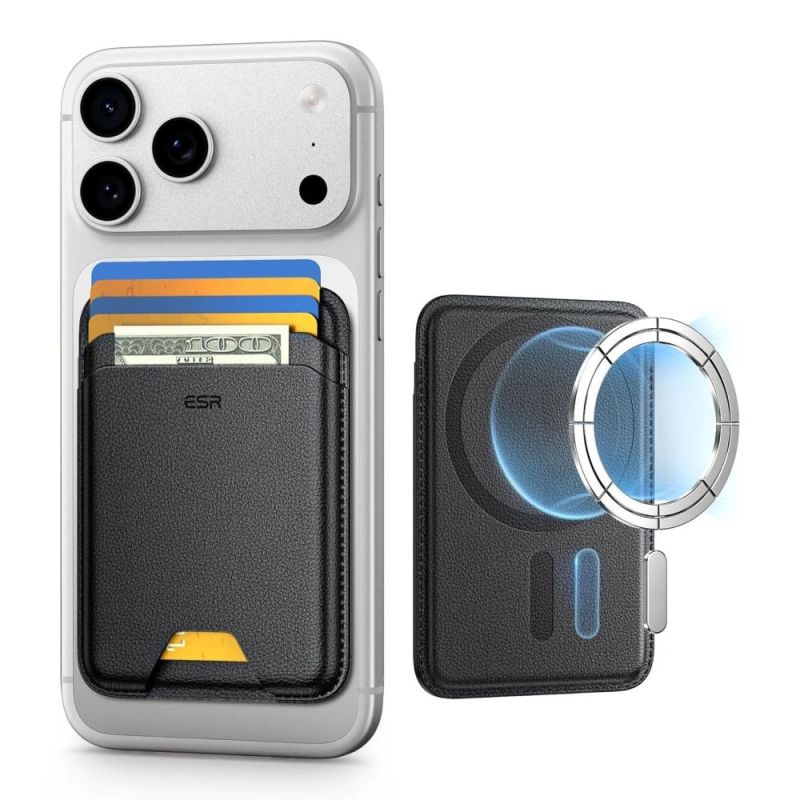 Portfel magnetyczny ESR Classic RFID Magnetic Wallet MagSafe na telefon - czarny