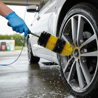 12. SZCZOTKA DO MYCIA FELG DUNLOP DŁ. 46CM