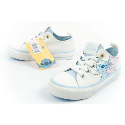 8. Leomil buty sportowe dziecięce trampki Stitch wygodne lekkie białe
