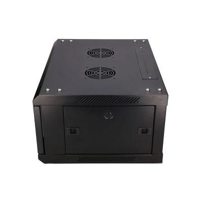 2. Extralink Szafa rack 4U 600x450 Czarna montowana na ścianie