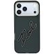 3. Etui Karl Lagerfeld IML Big Signature Resin Metal Frame na iPhone 18 Pro Max / 17 Pro Max - czarne