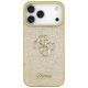 3. Etui Guess Fixed Glitter Big 4G na iPhone 17 Pro Max - złote