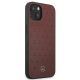 4. Etui Mercedes Leather Stars Pattern na iPhone 13 mini - czerwone