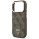 6. Etui Guess 4G Triangle Logo MagSafe na iPhone 17 Pro - brązowe