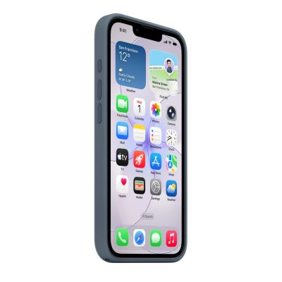 4. Apple MHWE4ZM/A pokrowiec na telefon komórkowy 15,5 cm (6.1") Niebieski