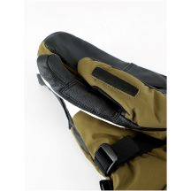 Rękawice freeride'owe dla dorosłych VIKING Norvik Pro Lobster khaki z białą skórą   10