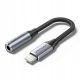 2. Adapter Lightning męski do 3.5mm Jack Vention 0,1m czarny