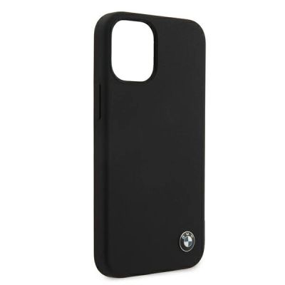 8. Etui BMW Silicone Signature na iPhone 12 mini - czarne