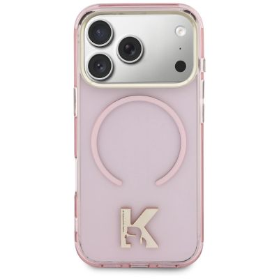 3. Etui Karl Lagerfeld IML K Head na iPhone 18 Pro Max / 17 Pro Max - różowe