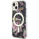 2. Etui Guess Flower MagSafe na iPhone 14 Plus - czarne