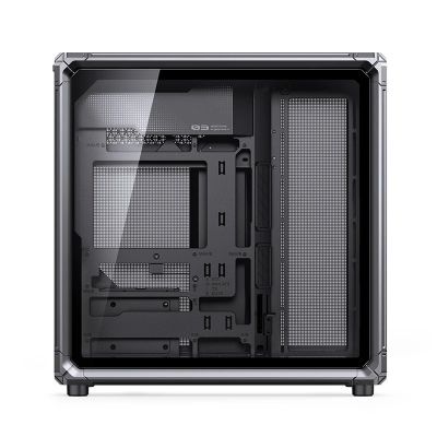 40. Jonsbo X400 PC-Gehäuse, Midi-Tower, ATX, Tempered Glass - grau