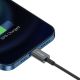 8. Baseus Superior kabel USB - Lightning 2,4 A 1 m czarny (CALYS-A01)