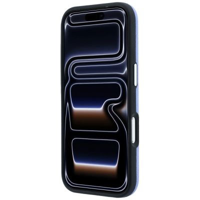 5. Etui Karl Lagerfeld Grained Embossed Ring & Kameo Logo MagSafe na iPhone 18 Pro / 17 Pro - jasnoniebieskie