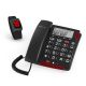2. amplicomms BigTel 50 Alarm Plus Telefon analogowy Nazwa i identyfikacja dzwoniącego Ciemny Szary