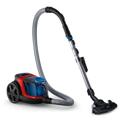 9. Odkurzacz bezworkowy Philips FC9330/09 (650W; kolor czarny, kolor czerwony)