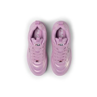 2. Fila Superbubble buty sportowe damskie sneakersy fioletowe modne wygodne lekkie