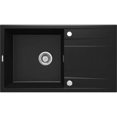 Zlewozmywak granitowy 1-komorowy z ociekaczem ZQE_N113 5908212095911