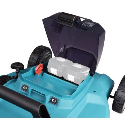 17. Makita DLM481Z kosiarka Kosiarka do trawnika typu push Bateria Czarny, Niebieski, Metaliczny