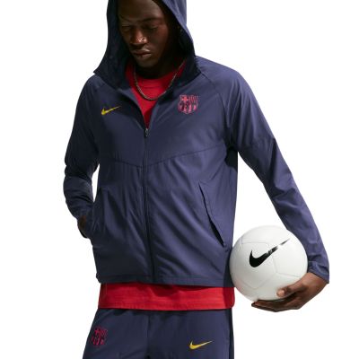 3. Kurtka męska Nike FC Barcelona City Side granatowa IO3430 498