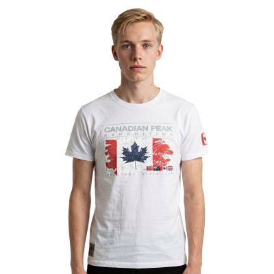 5. Koszulka Canadian Peak JRUSTYEAK WHITE RM MEN 233 (RBMSZ2063H/CP-BLANC)
