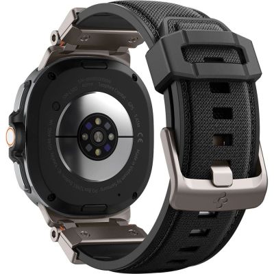 6. Pasek Spigen DuraPro Armor na Samsung Galaxy Watch 40 / 44 / 46 mm -czarny