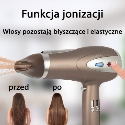 7. Suszarka do włosów PC-HTD 3113 PROFICARE brąz