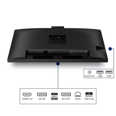 5. Philips 3000 series 32B2U3601H/00 monitor komputerowy 80 cm (31.5") 2560 x 1440 px Quad HD LCD Czarny
