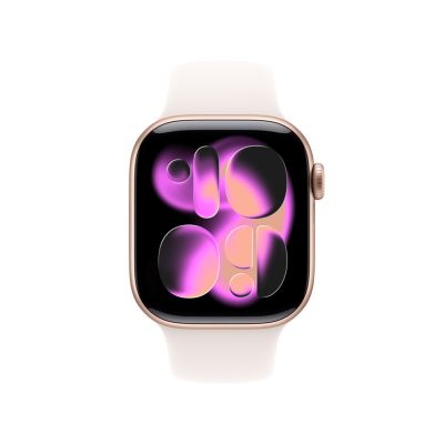 3. Smartwatch Apple Watch 11 GPS 42mm Rose Gold Alu Sport Band S/M Różowy  (MEU04MP-A)