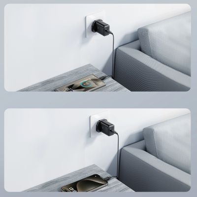 5. Ładowarka sieciowa Joyroom JR-TCF23 25W z kablem USB-C 1m - czarna