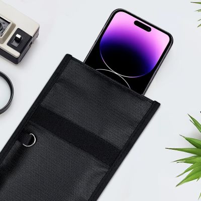 6. Ognioodporne etui RFID OTN-27 na telefon z blokadą sygnału 27x12.3 cm - czarne