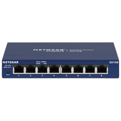 2. Switch Netgear GS108GE 8p Unmanaged Gigabit
