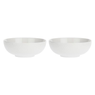 Zestaw 2 misek do sałatek Momenti - Biały, 22 cm
