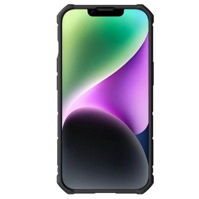 4. Nillkin CamShield Armor Pro Case etui iPhone 14 Plus pancerny pokrowiec z osłoną na aparat ring podstawka niebieskie