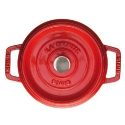 2. Garnek żeliwny okrągły STAUB La Cocotte 40509-814-0 - 1.7 ltr. czerwony