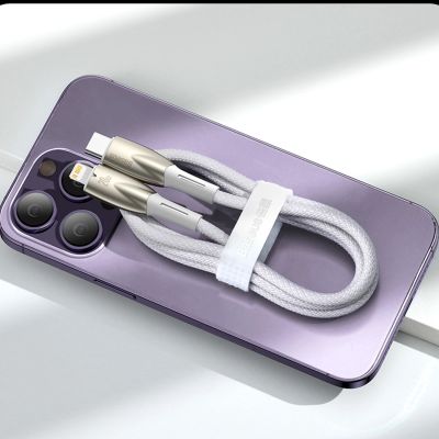 18. Baseus Glimmer Series kabel do szybkiego ładowania USB-A - USB-C 100W 480Mb/s 1m czarny