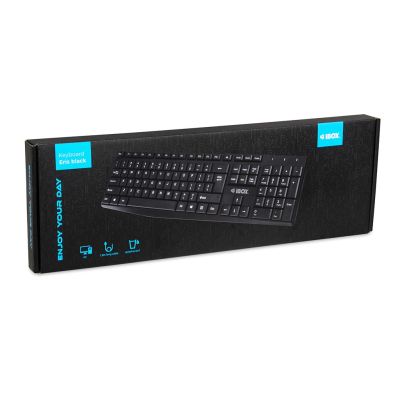7. IBOX KLAWIATURA PRZEWODOWA ERIS, BLACK