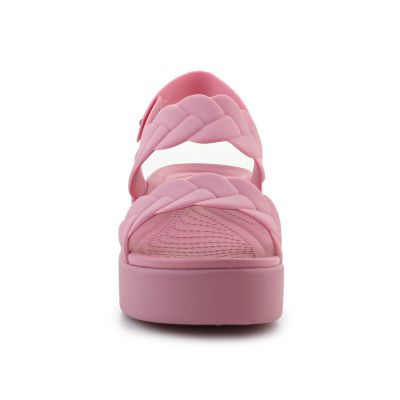 2. Sandały Crocs Brooklyn Woven Low Wedge W 209977-6XX