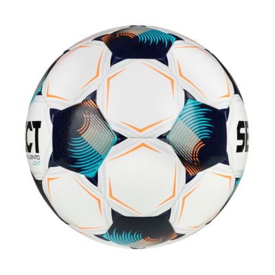 3. Piłka nożna Select Talento Light v26 biało-czarno-niebieska 130008