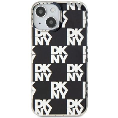 3. Etui DKNY IML Checkered Mono Pattern na iPhone 15 Plus / 14 Plus - czarne