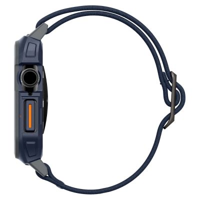 4. Pasek Spigen Lite Fit "Pro" na Apple Watch 10 46 mm - granatowy