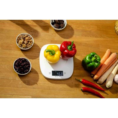2. Waga kuchenna z misą 5kg ZKS1451 Zelmer ivory