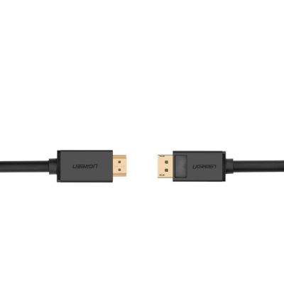 3. Ugreen jednokierunkowy kabel z DisplayPort na HDMI 4K 30 Hz 32 AWG 1,5 m czarny (DP101 10239)