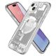 6. Etui Spigen Ultra Hybrid Mag z MagSafe na iPhone 15 Plus - białe (wzór Zero One)