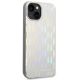 4. Etui Karl Lagerfeld Monogram Iridescent na iPhone 14 Plus - srebrne