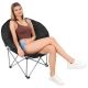 15. FOTEL TURYSTYCZNY SKŁADANY TRIP 83x80x40CM CZARNY