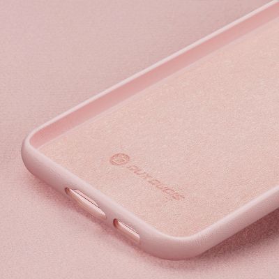 9. Dux Ducis Grit etui Samsung Galaxy S23+ elegancki pokrowiec ze sztucznej skóry różowe