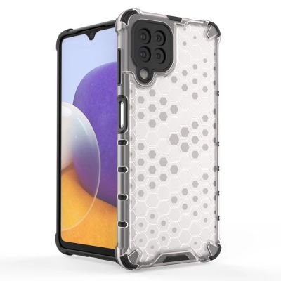 3. Honeycomb etui pancerny pokrowiec z żelową ramką Samsung Galaxy A22 4G przezroczysty