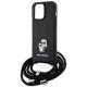 5. Etui Karl Lagerfeld Crossbody Saffiano Metal Pin Karl&Choupette na iPhone 15 Pro Max - czarne
