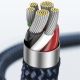 19. Kabel Baseus CATS000003 Lightning - USB-C 20W 480Mb/s 1m - niebieski